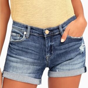 Blank NYC Dark Blue Jean Shorts